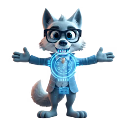 La mascotte loup gère le site sans douleur